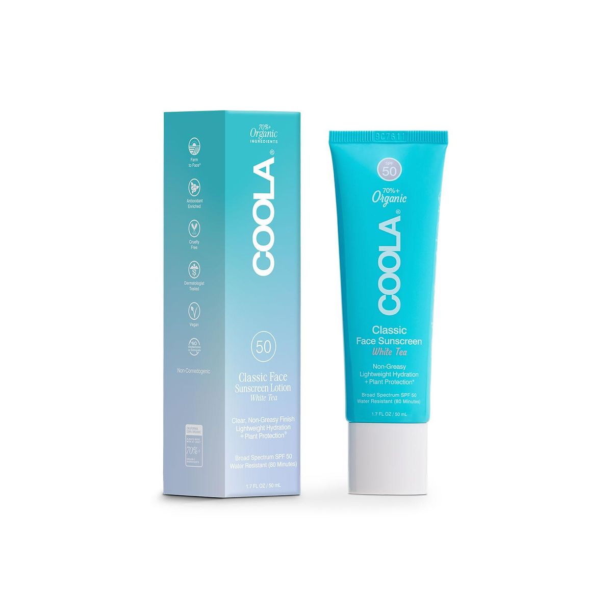 Classic Face Lotion SPF50 White Tea